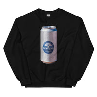 Pickleball Lite (All The Dinks) design printed on the chest of a sweatshirt, shown flat, front