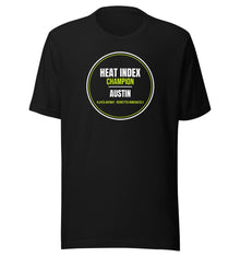 Heat Index Champion — Funny Tennis Unisex Tee