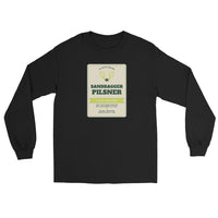 Sandbagger Pilsner - front - unisex tennis long sleeve tee for USTA and competitive players