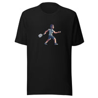 Baseline Rally - front - men's tennis performance tee for USTA and competitive players