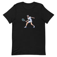 Net Rusher - front - men's tennis performance tee for USTA and competitive players