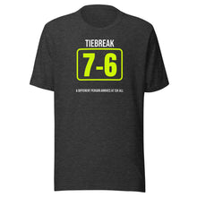 Tiebreak Personality — Funny Tennis Unisex Tee — Dark Grey Heather