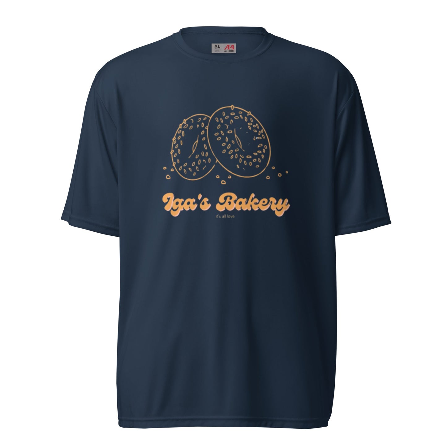 Iga's Bakery performance crew neck t-shirt - Court Sportswear