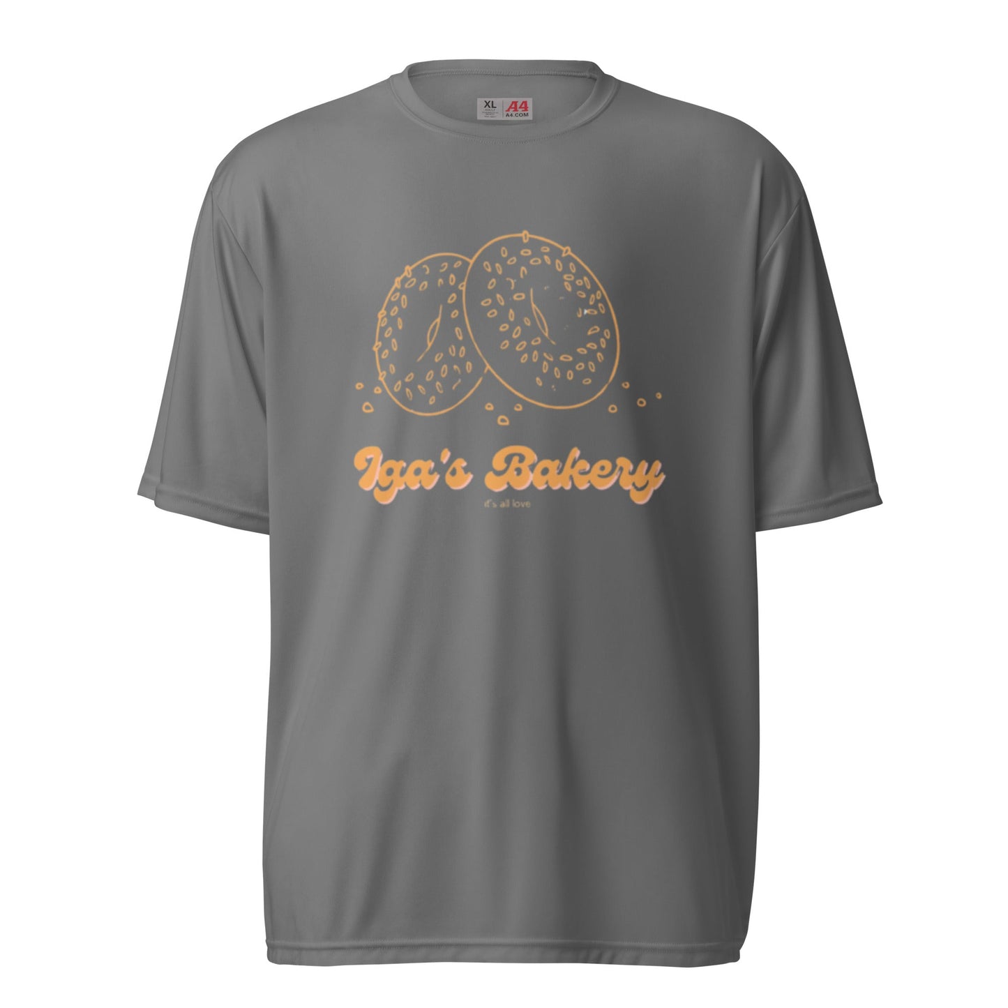 Men's Iga's Bakery performance crew neck t-shirt - Court Sportswear
