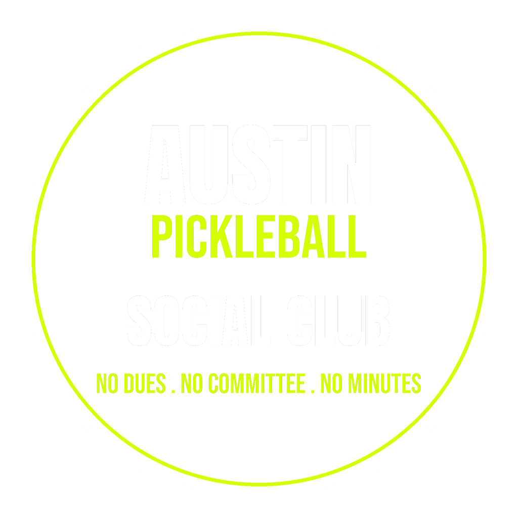 Austin Pickleball Social Club design artwork