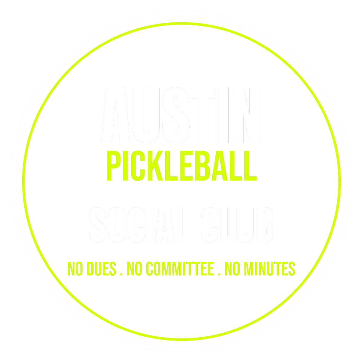 Austin Pickleball Social Club design artwork