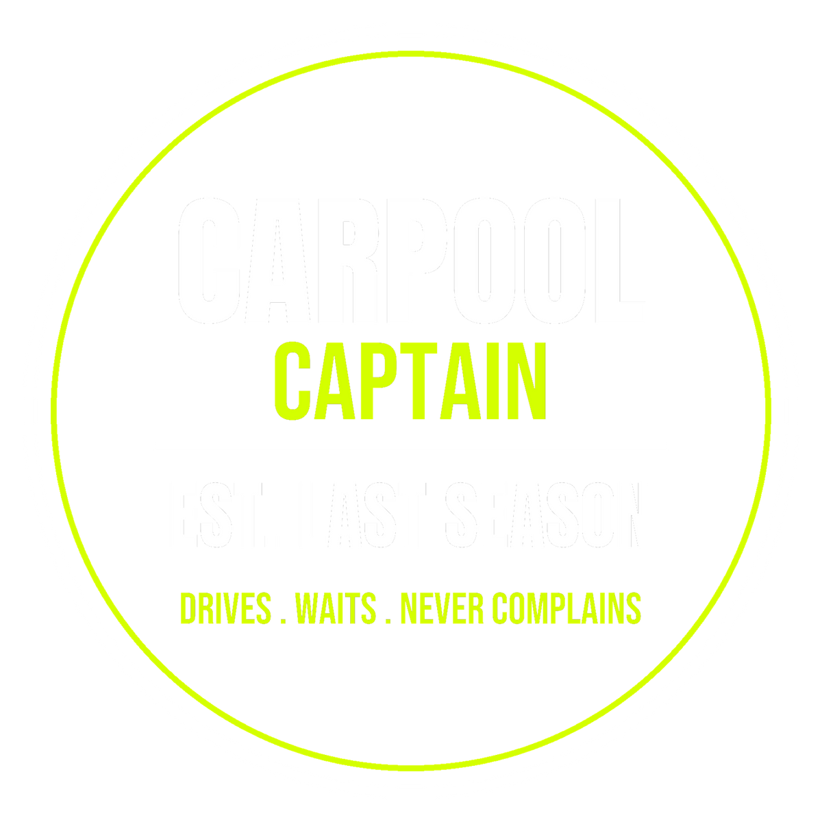 Carpool Captain design artwork