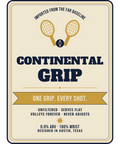 Continental Grip Lager design artwork