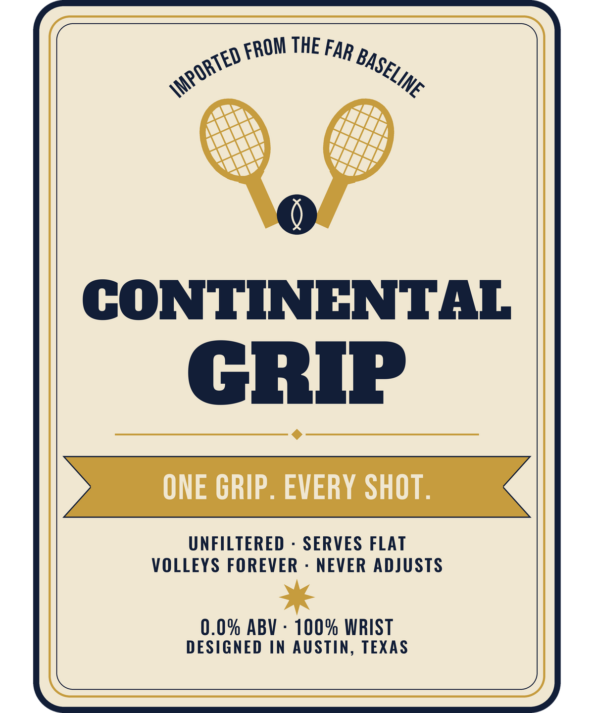 Continental Grip Lager design artwork