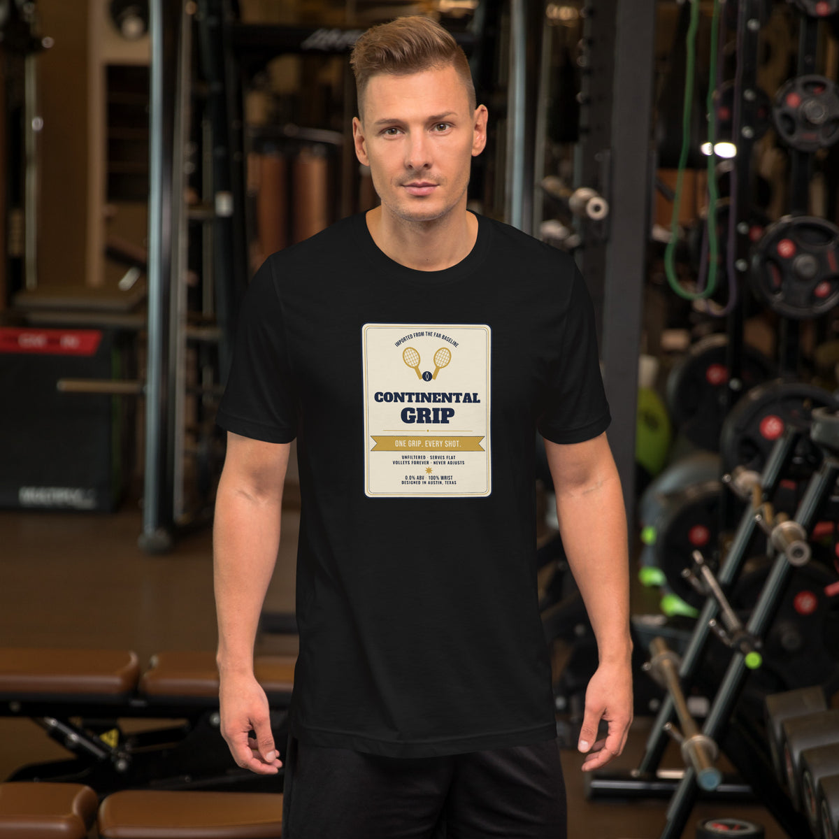 Continental Grip Lager - worn - tennis tee