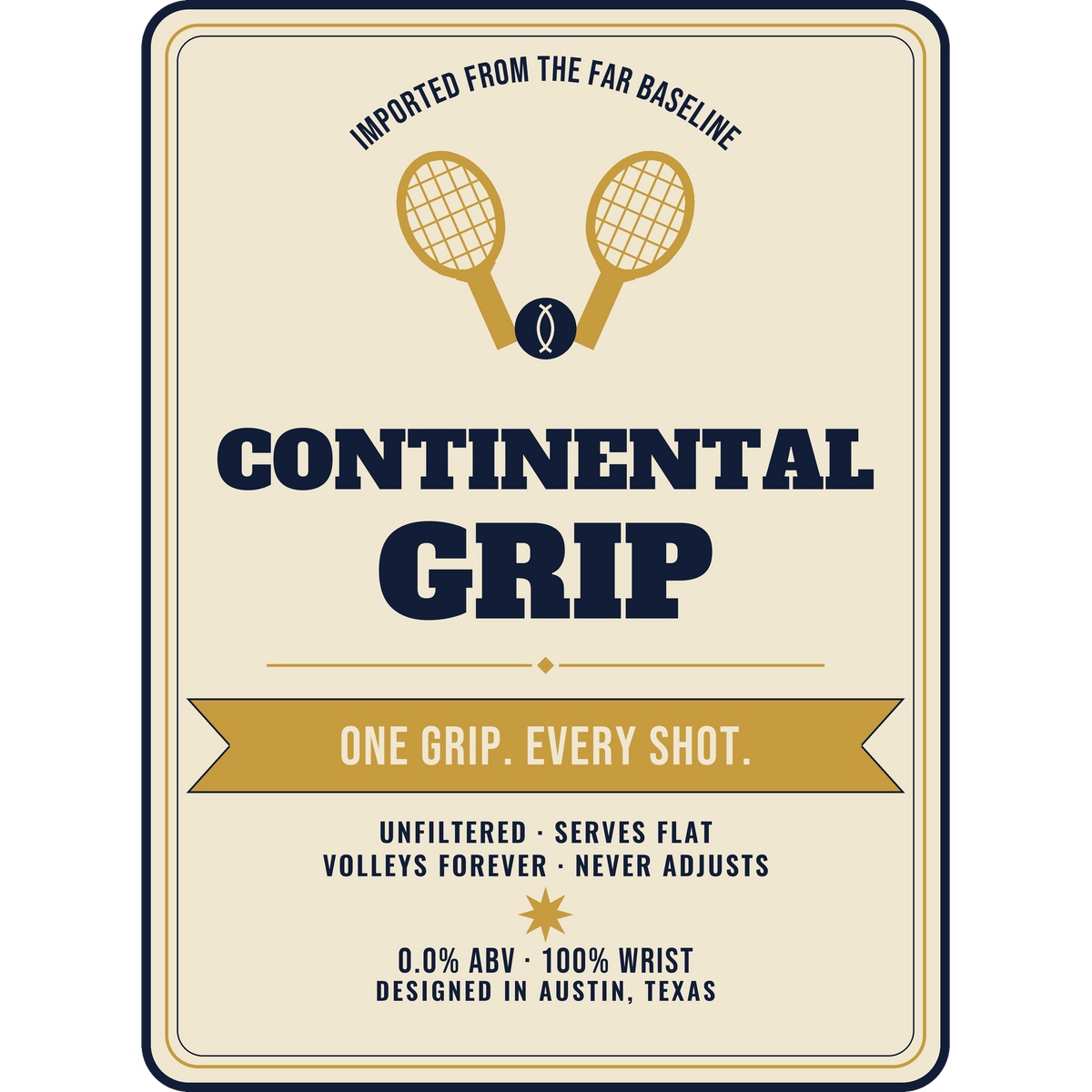 Continental Grip Lager design artwork
