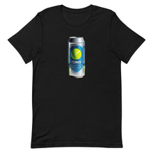 Tennis Energy (Third Set Fuel) design printed on the chest of a t-shirt, shown flat, front