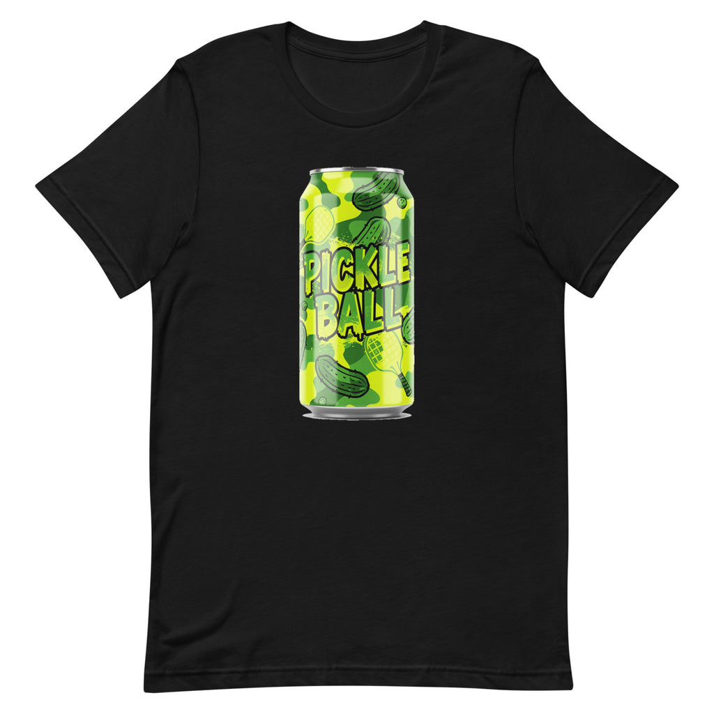 Pickle Patch design printed on the chest of a women's t-shirt, shown flat, front