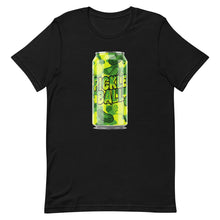 Pickle Patch design printed on the chest of a women's t-shirt, shown flat, front