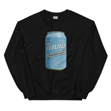 Tennis Select design printed on the chest of a sweatshirt, shown flat, front