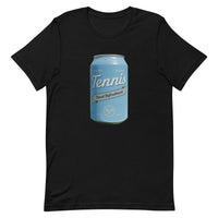 Tennis Select design printed on the chest of a women's t-shirt, shown flat, front