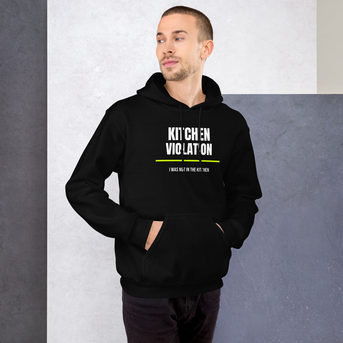 Kitchen Violation - worn - pickleball hoodie