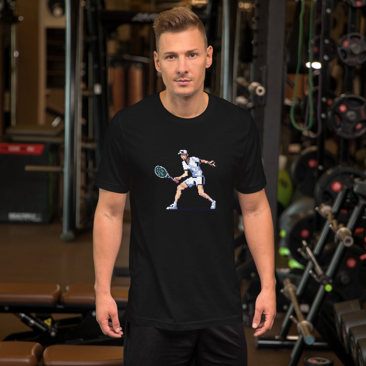 Net Rusher - worn - tennis tee