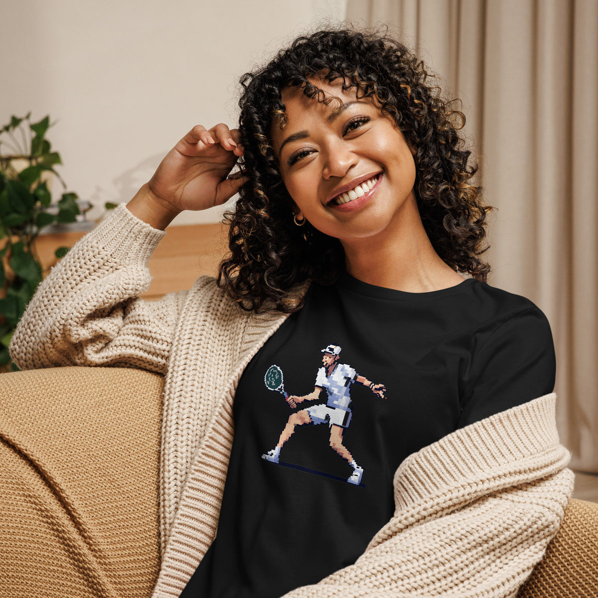 Net Rusher - worn - tennis womens tee