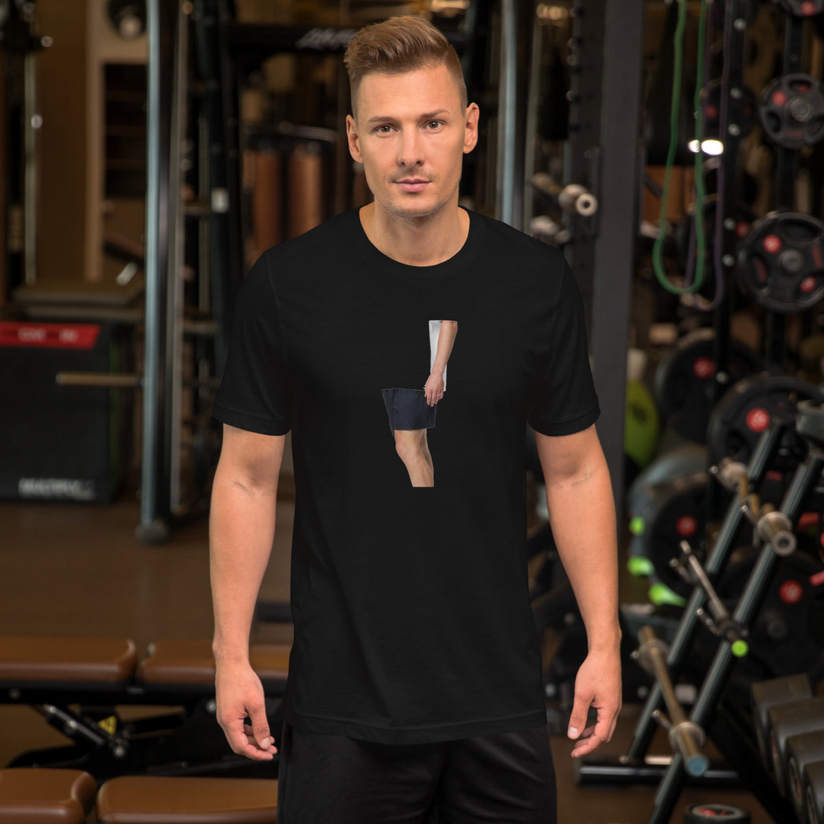 Pickleball Brew - worn - men's pickleball performance tee for USTA and competitive players