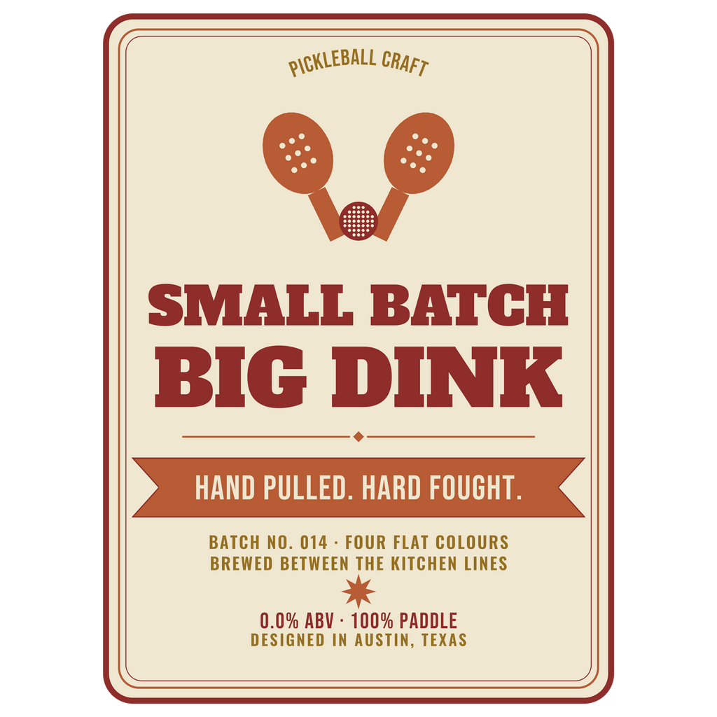 Pickleball Craft — Funny Pickleball Beer Shirt For Dad Sticker — kiss-cut vinyl sticker artwork