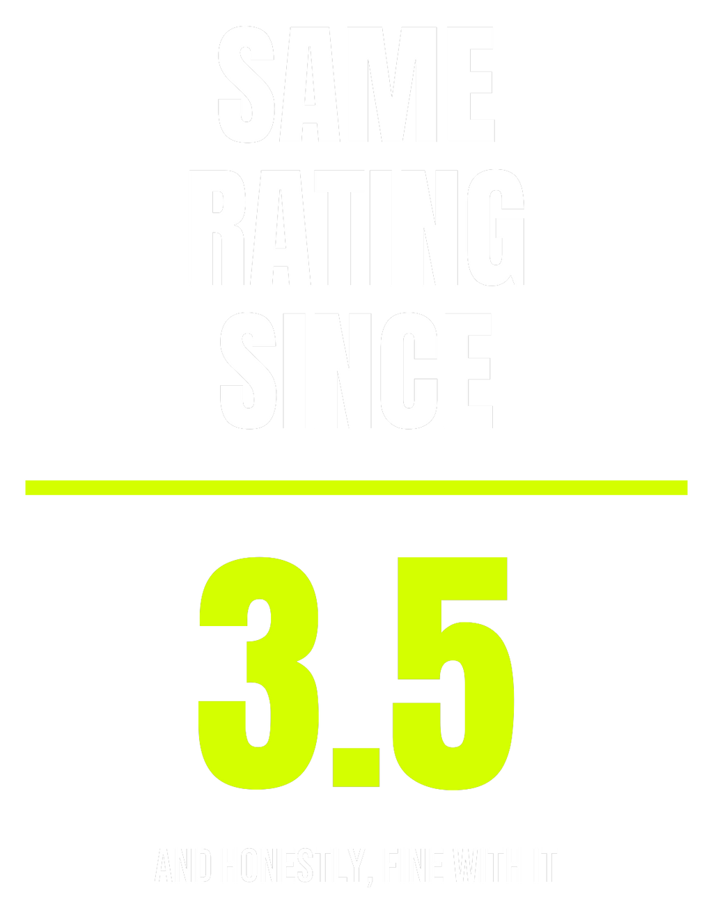 Same Rating Since design artwork