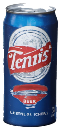 tennis-beer design artwork
