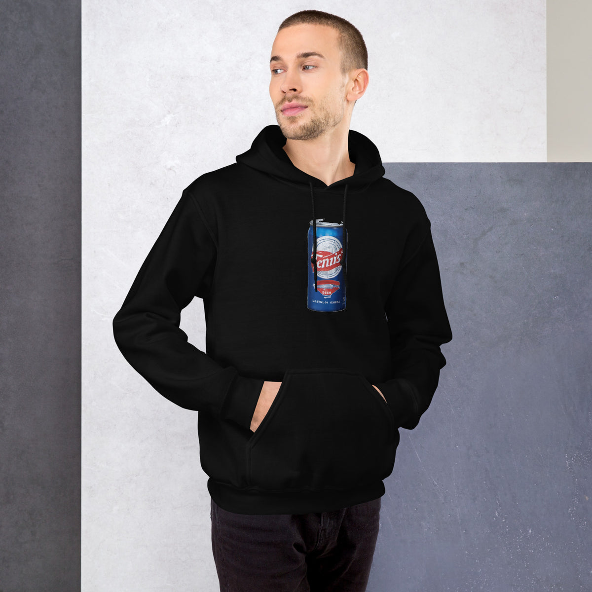 Tennis Beer - worn - tennis hoodie
