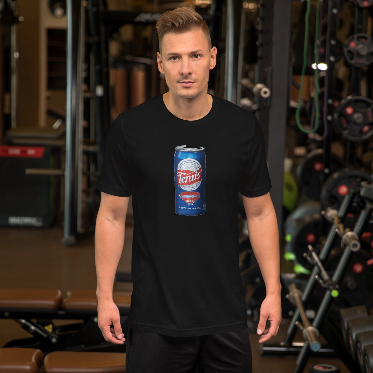 Tennis Beer - worn - men's tennis performance tee for USTA and competitive players