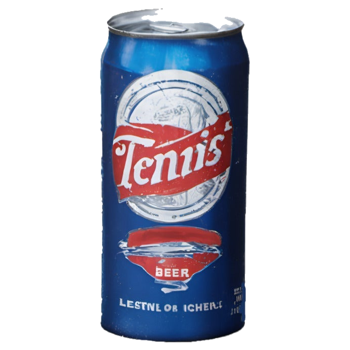 tennis-beer design artwork