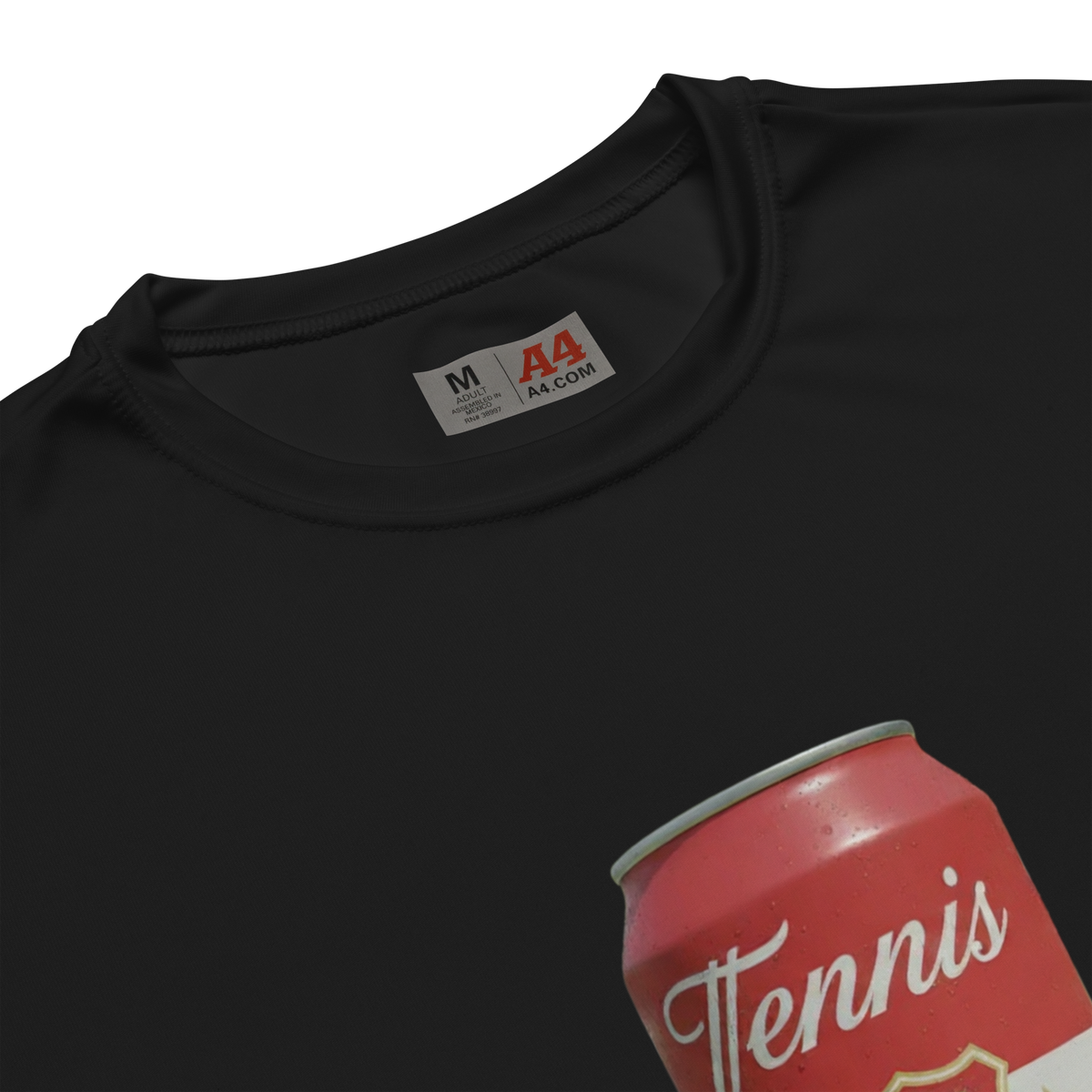 Tennis Classic Brew — Men's Tennis Performance Tee fit view — court-ready tennis performance t-shirt