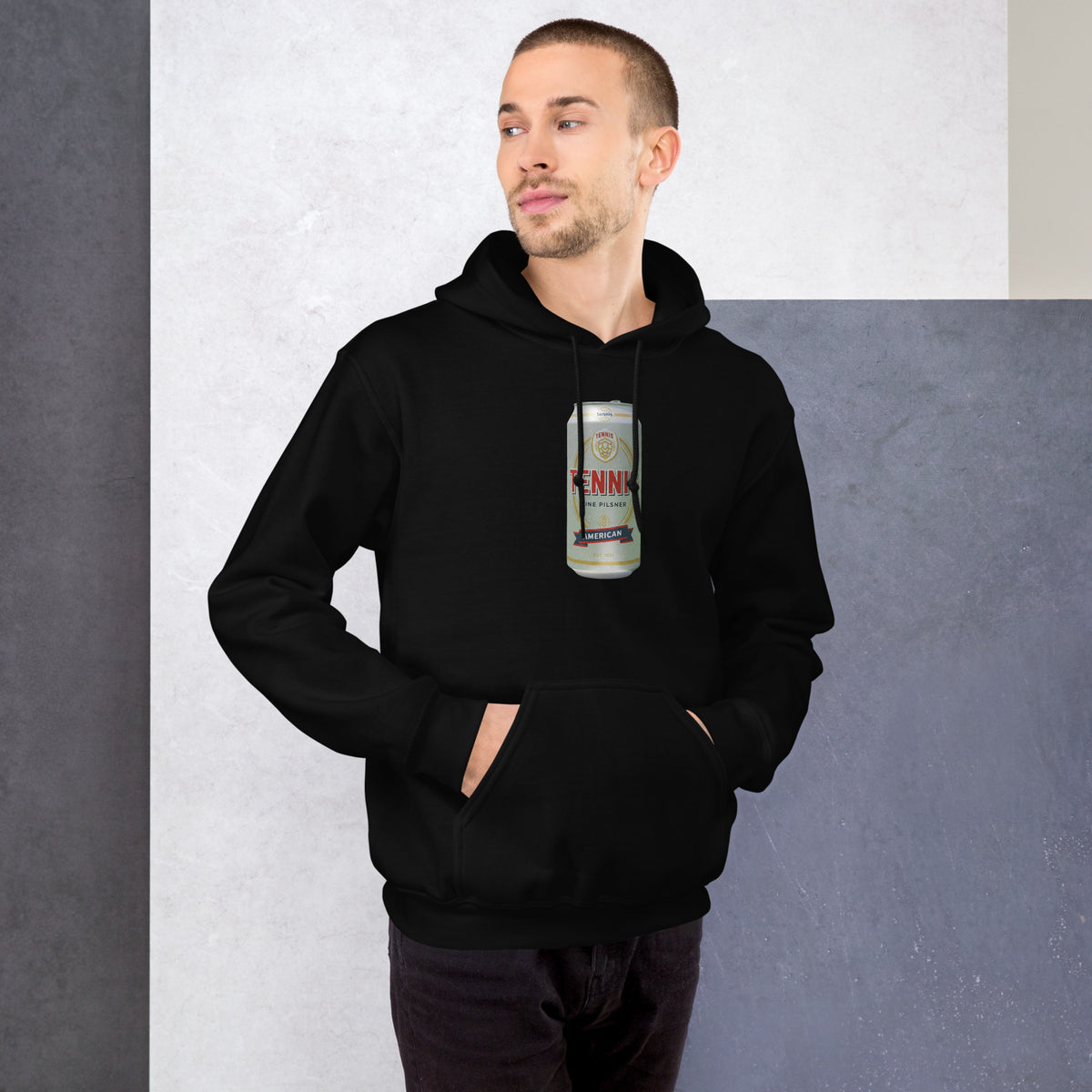Tennis Pilsner American - worn - tennis hoodie