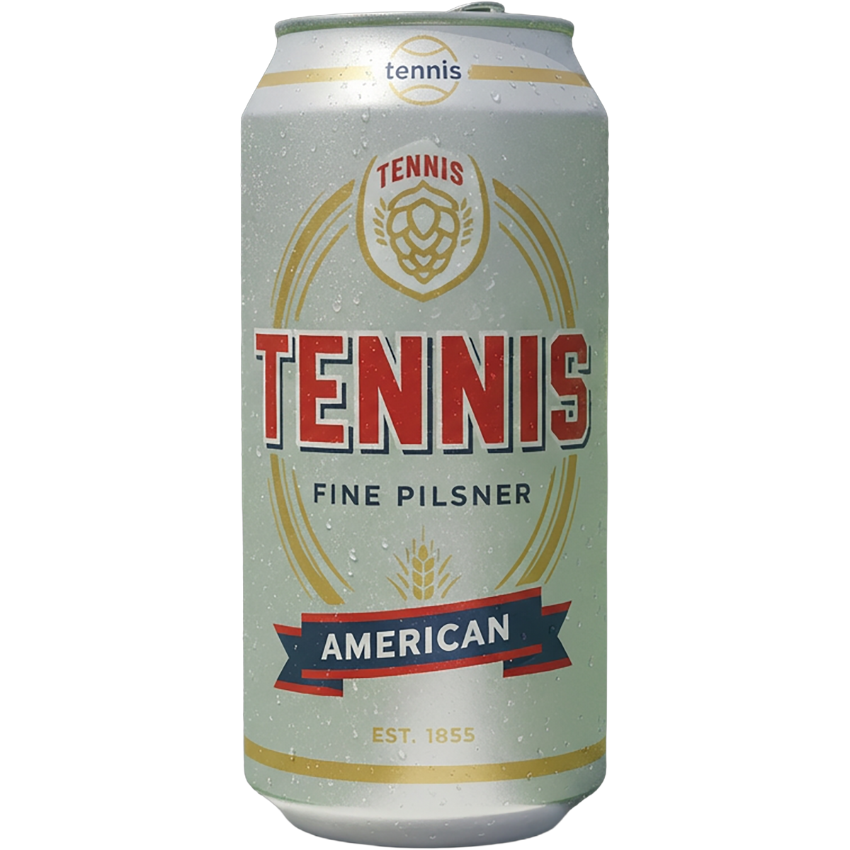 tennis-pilsner-american design artwork
