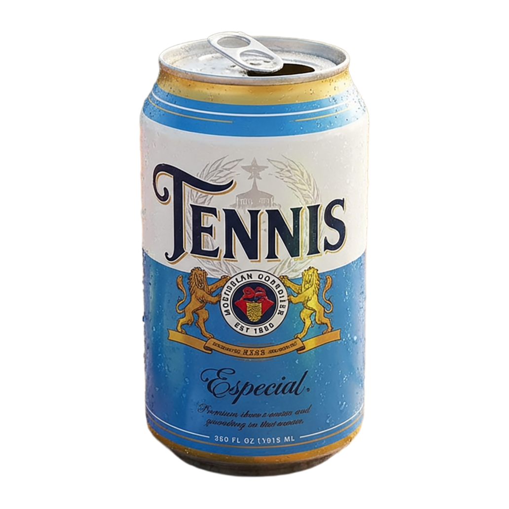 tennis pilsner crest design artwork