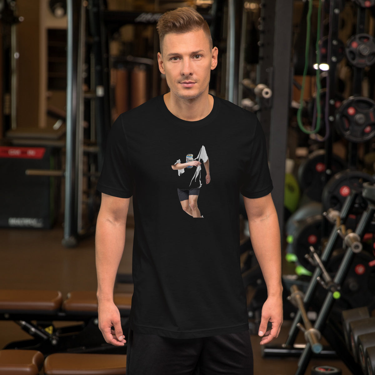 Tennis Pilsner Crest - worn - men's tennis performance tee for USTA and competitive players