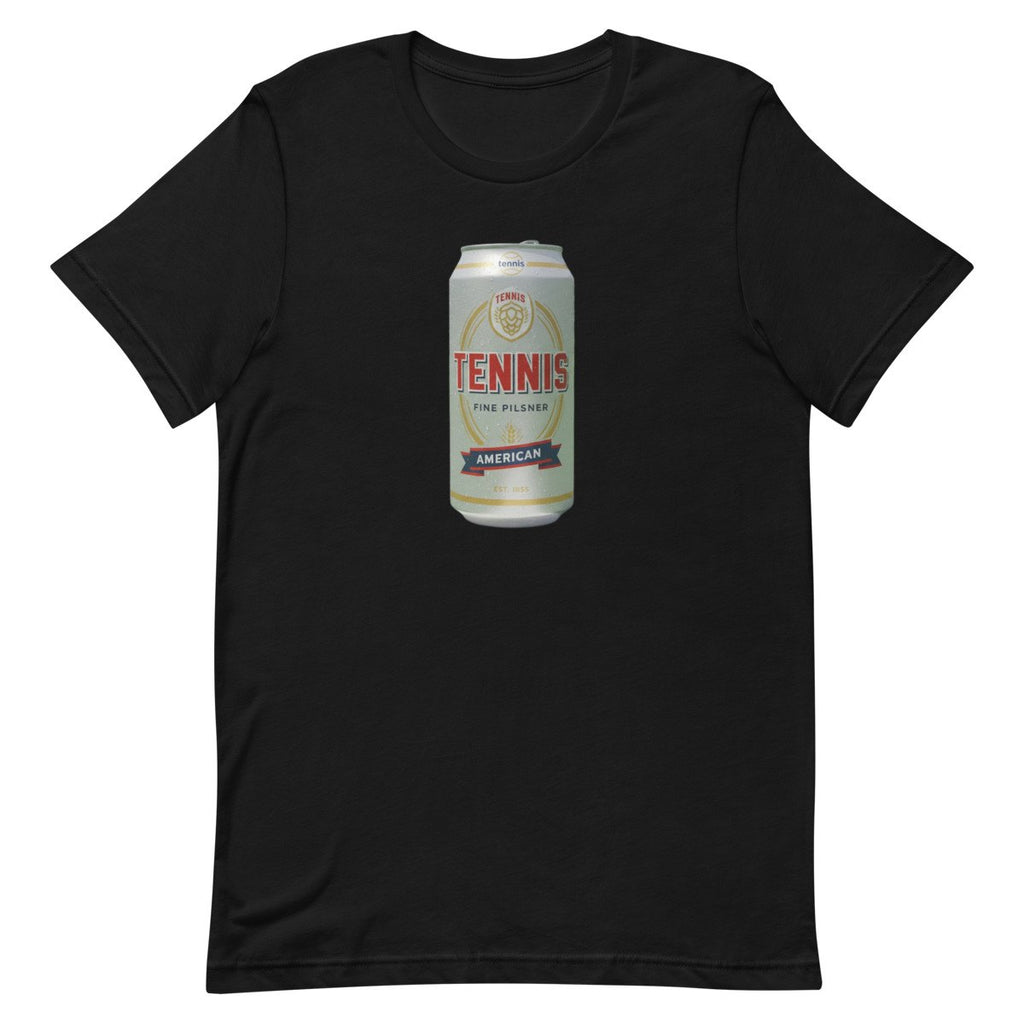 Tennis Pilsner tee flat