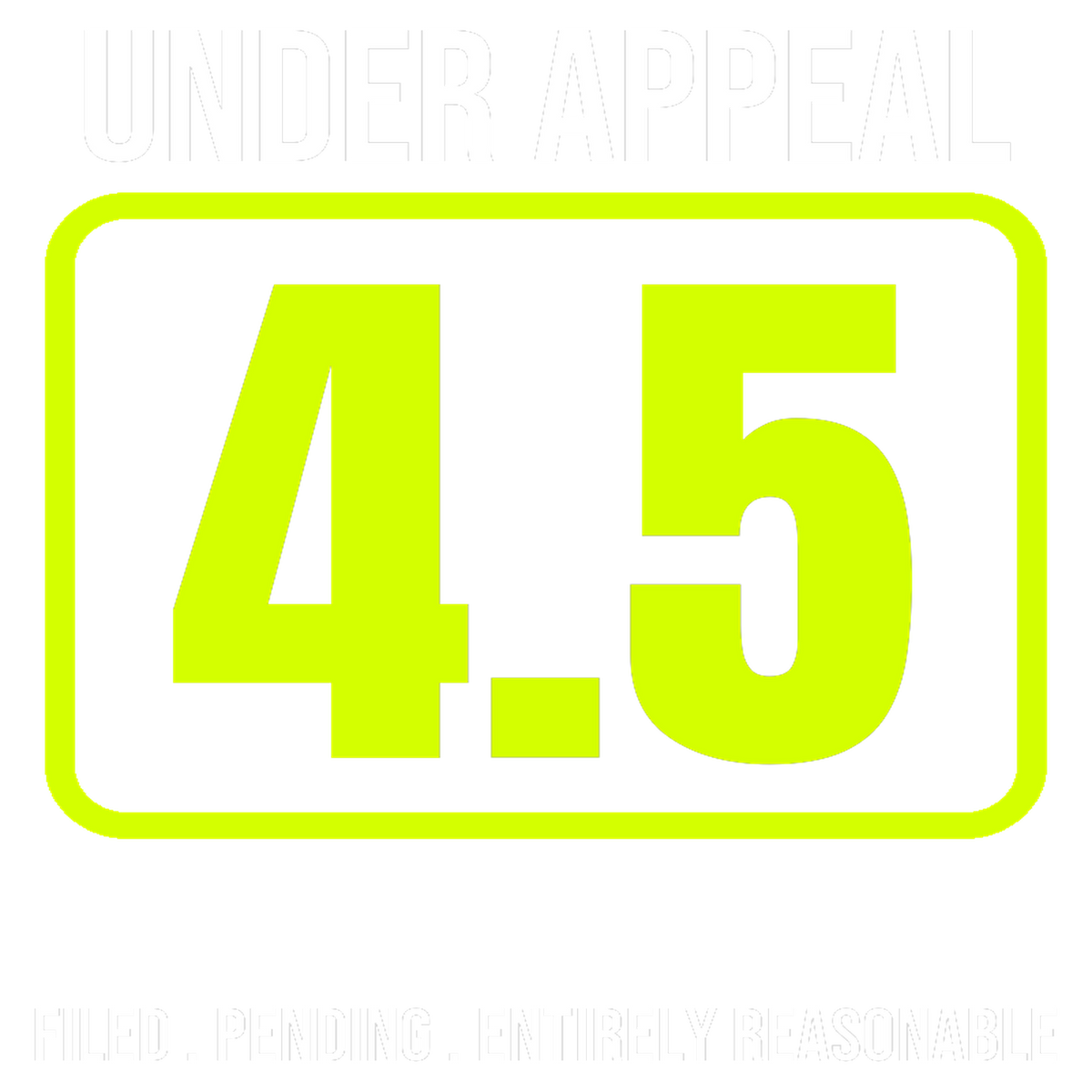 The Appeal Is Pending design artwork
