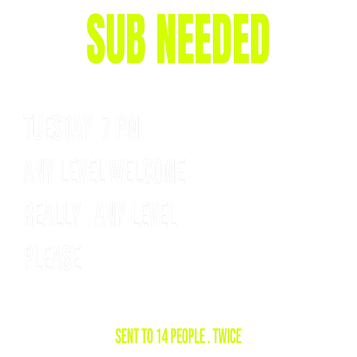 The Sub Request design artwork