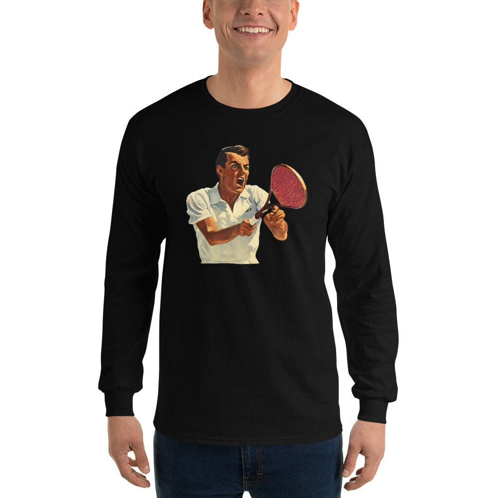 The Volleyer longsleeve worn by a model