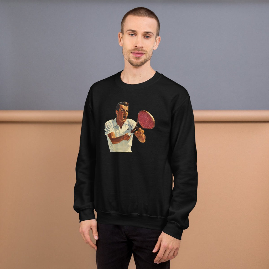 The Volleyer sweatshirt worn by a model