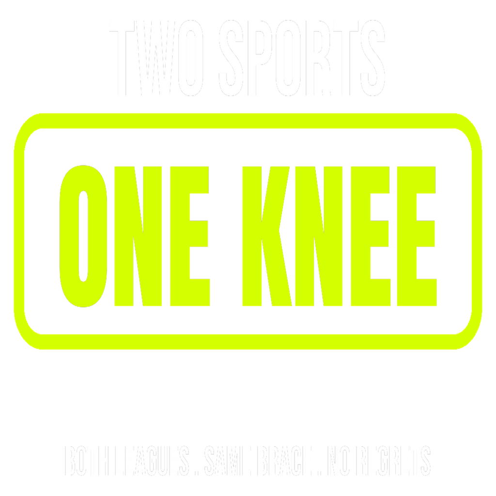 Two Sports, One Knee design artwork