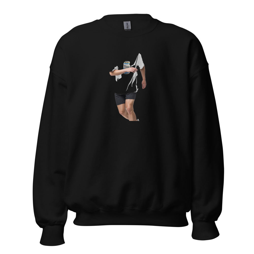 Tennis Pilsner Crest — Vintage Tennis Club Sweatshirt