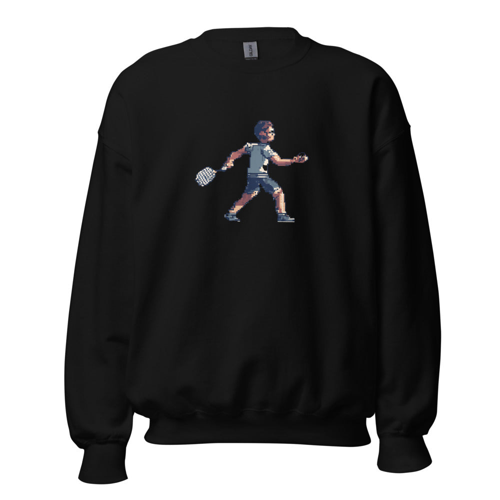 Baseline Rally — Funny Tennis Sweatshirt
