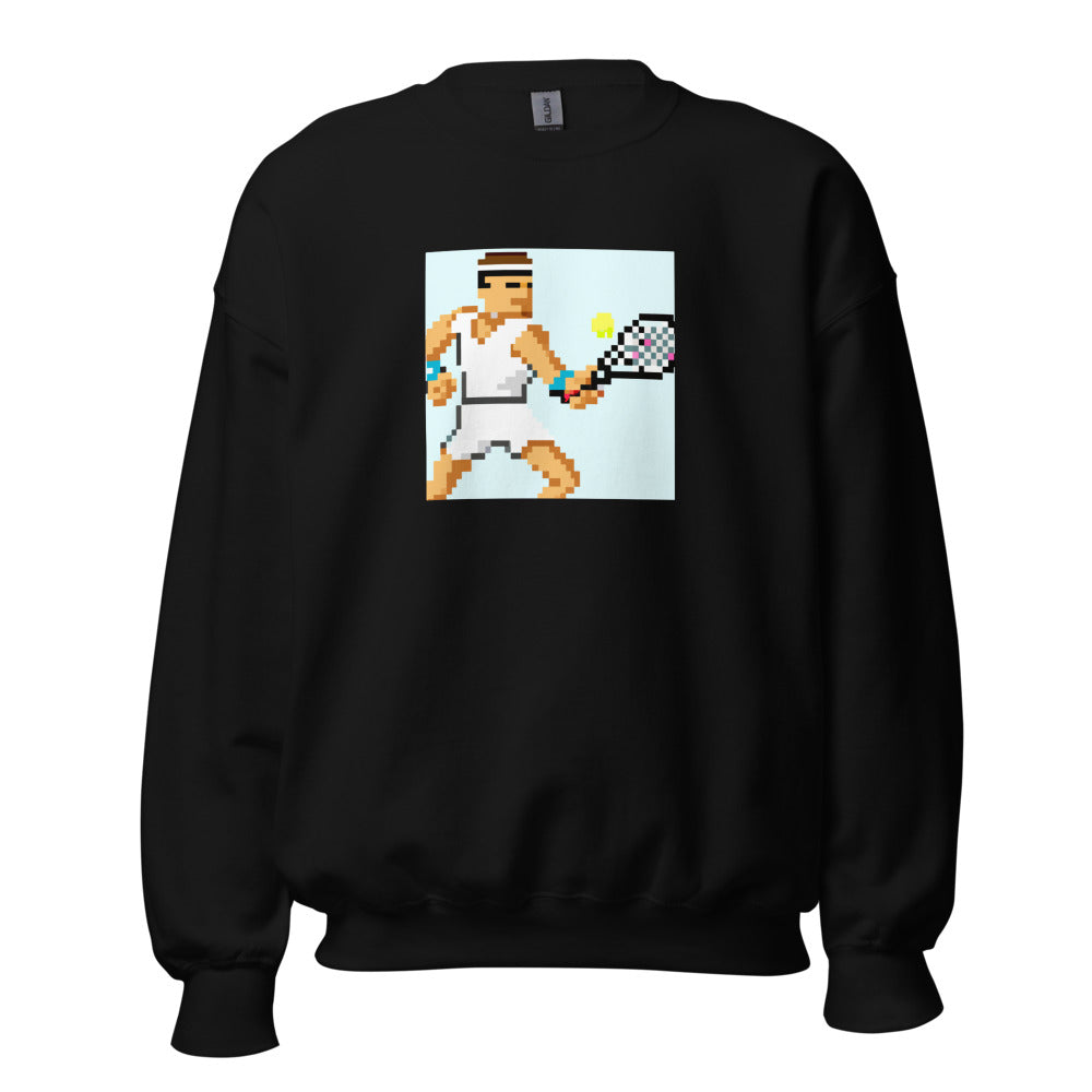 Eight Bit Serve — Funny Tennis Sweatshirt