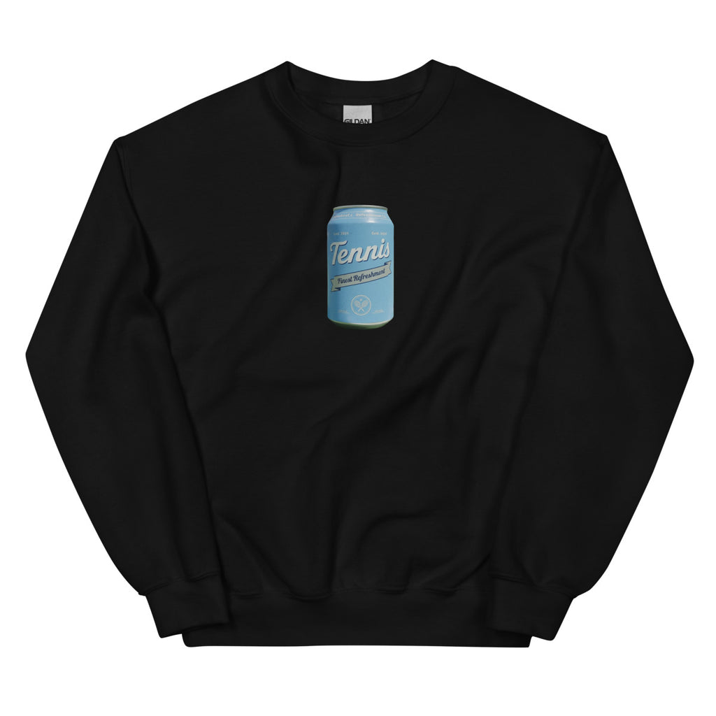 Tennis Select retro tennis can design on a sweatshirt