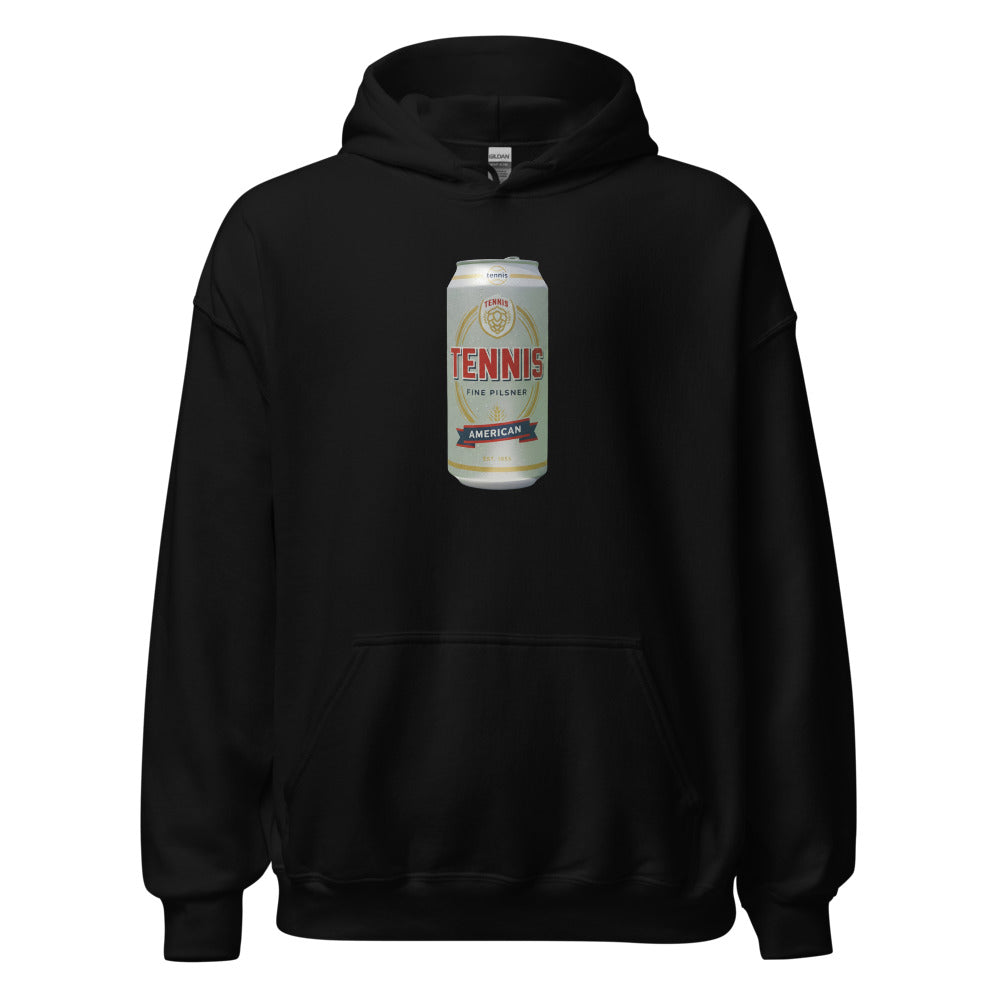 Tennis Pilsner American — Vintage Beer Can Tennis Hoodie