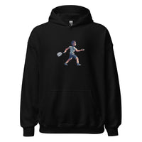 Baseline Rally - front - men's tennis hoodie for USTA and competitive players