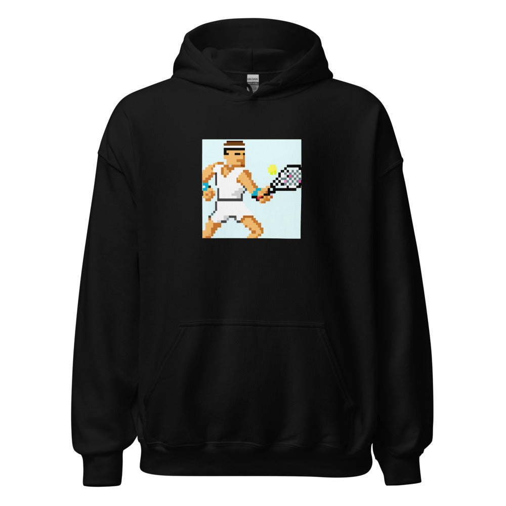Eight Bit Serve — Funny Tennis Hoodie