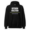 Kitchen Violation — Funny Pickleball Hoodie — Black