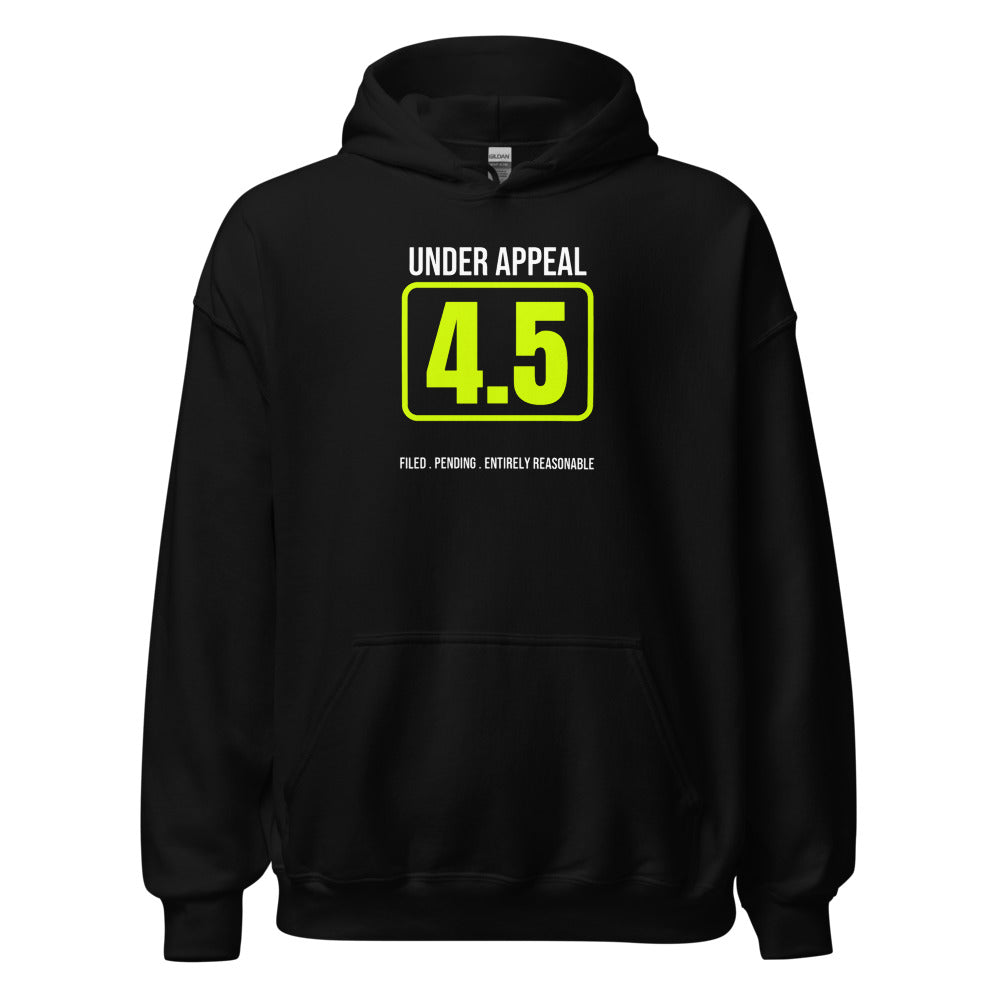 The Appeal Is Pending — Funny Tennis Hoodie — Black